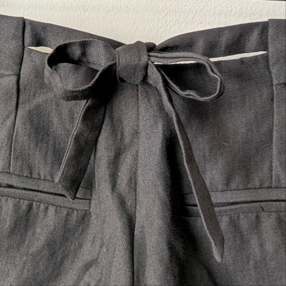 Societe Anonyme Linen Wool Blend Black Trouser Pants Italian 42 US Small - Picture 3 of 17